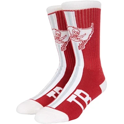 Image of Fanatics For Bare Feet NFL Team Socks (Tampa Bay Buccaneers, 37 42)