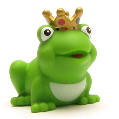 Image of DUCKSHOP Frogprince Bathduck Rubber Duckie