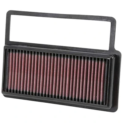 Image of K&amp;N Engine Air Filter: High Performance, Premium, Washable, Panel 2009 2018 (Nemo, Bipper, 500, 500L, Panda, Qubo, Doblo, Punto, Linea, Combo, Tour), 33 2984