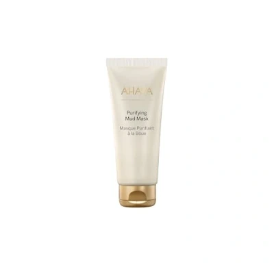 Image of AHAVA Reinigende Schlammmaske Verwöhnende Maske Reinigt &amp; Klärt die Haut, Beruhigt, mit Osmoter, Totem Meer Schlamm, Aloe Vera, Vitamin B5 Jojobaöl, 3.4 fl.oz