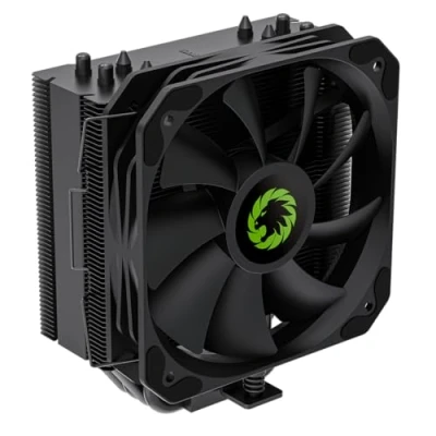 Image of GameMax Sigma 540 Pure Black CPU Cooler 200W TDP 4 x 6mm Copper Heatpipes &amp; Aluminium Heat Sink Air Cooler, 130mm PWM Fan For Intel LGA1700 / 115X 1200 AMD AM4 AM5