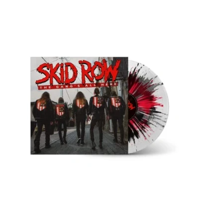 Image of Skid Row (80s) The Gang&#039;s All Here 1st Splattered vinyl Sealed 2022 German LP 0217922EMU