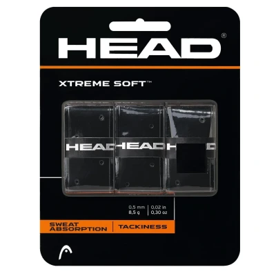 Image of HEAD Xtreme Soft 3 pack overgrip, Black