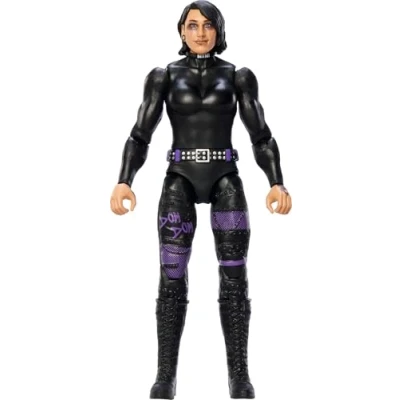 Image of Mattel WWE Rhea Ripley Action Figure, Main Event Series #153 6 inch Collectible with 10 Articulation Points &amp; Life Like Look, JCV39