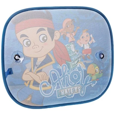 Image of Jake and Neverland Pirates Car Window UV Protection Mesh Sun Blind Shades x2