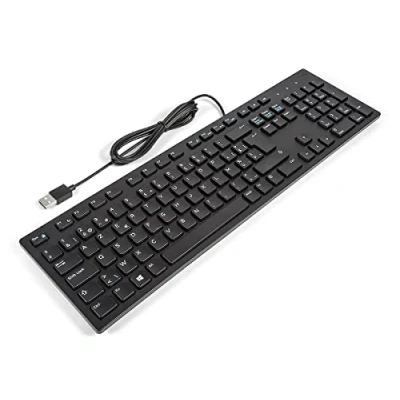 Image of Dell KB216 BELGIAN Slim Office Multimedia Keyboard BLACK (Renewed)