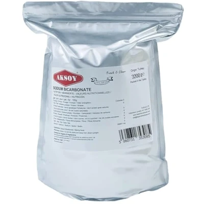 Image of Aksoy Baking Soda 3.2KG Pure Sodium Bicarbonate Powder, Highest Purity, Food Grade, For Cooking, Baking, Cleaning, &amp; More!