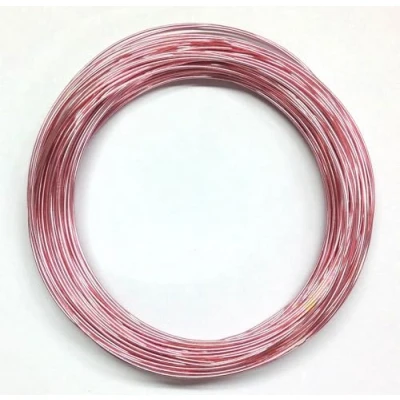 Image of celloexpress Aluminium Craft Wire 0.8mm x 20m (Diameter Length) PEARL PINK
