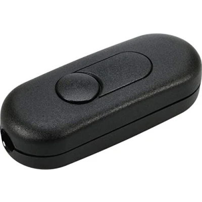Image of EHMANN 2920x0800 Electronic Cord Dimmer T29.08 Black Phase Control 230 V 50 Hz Power: LED 3 35 W 5 100 W/VA