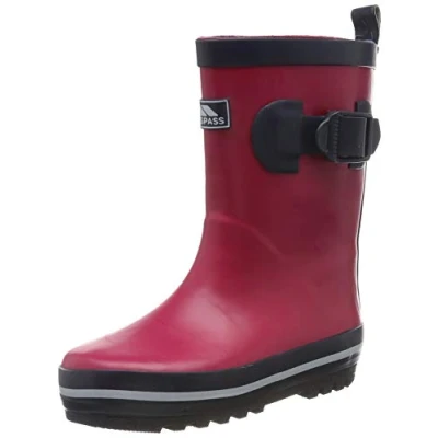 Image of Trespass Unisex Kids Trumpet Wellington Boots, Pink Lady Pld, 13 UK Child