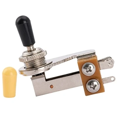 Image of Musiclily Basic Metric 3 Way Right Angle Toggle Switch L Type Pickup Selector for USA Les Paul Epiphone SG ES Electric Guitar