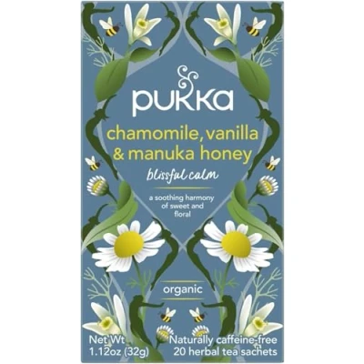 Image of Pukka Herbs Organic Chamomile and Vanilla Tea Pack of 20 Sachets