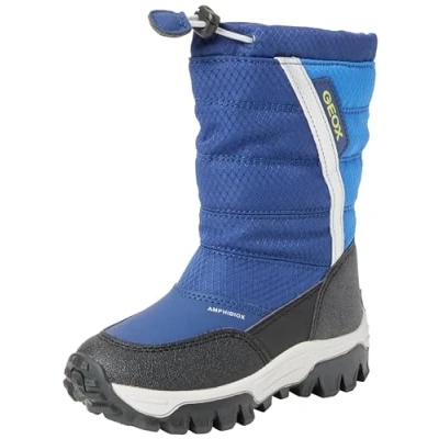 Image of Geox J Himalaya Boy B ABX Ankle Boot, Blue Royal, 7 UK Child