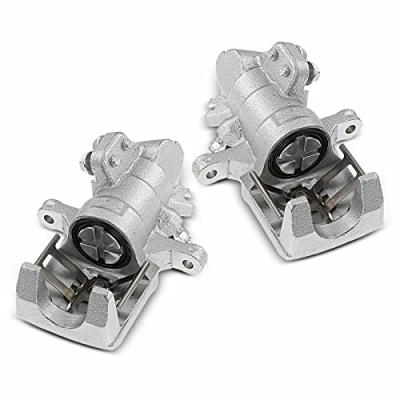 Image of Frankberg 2x Brake Caliper Rear Compatible with Civic VII Coupe EM2 1.7L 2001 2005 Hatchback EP EU EV 1.4L 2.0L Replace# 43018 S5A J02
