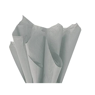 Image of MustBeBonkers Tissue Wrapping Paper Sheets 16gms Acid Free 50x75 cm (Grey, 50)