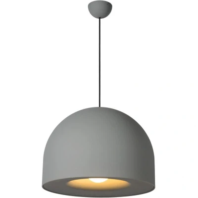 Image of Lucide AKRON Pendant light 50 cm 1xE27 Grey