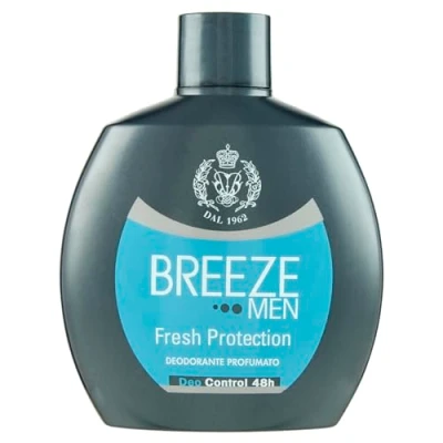 Image of Breeze Men Fresh Protection Body Deodorant for Men, No Gas, 48H Protection, Pack of 6