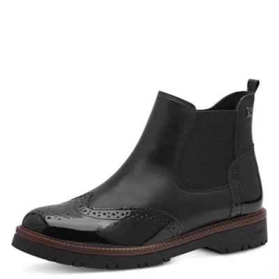 Image of s.Oliver Women&#039;s Lace Boot Flat 5 25424 43 Ankle, Black, 6 UK