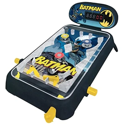 Image of Batman Electronic Super Pinball Game Kids Mini Table Top Arcade Machine