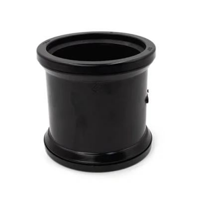 Image of Coupler, Black Kayflow 110mm Soil &amp; Waste Pipe Fitting