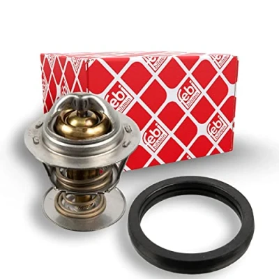 Image of 1336Y3, 1336Y3SK, 1338E7 Engine thermostat FEBI BILSTEIN 173096 88C with seal ring PEUGEOT: 407 Coupe, 607 Saloon, SW, CITROËN: C5 3