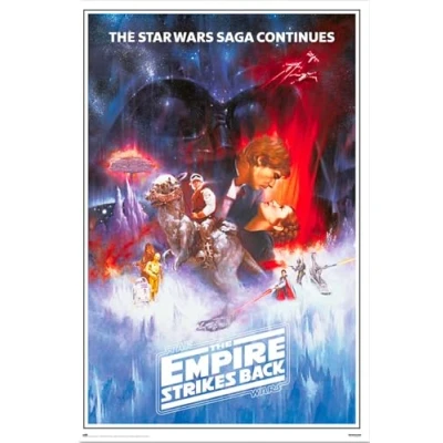 Image of Grupo Erik Star Wars Classic The Empire Strikes Back Poster 36 x 24 inches / 91.5 61 cm Shipped Rolled Up Cool Posters Art &amp; Prints Wall