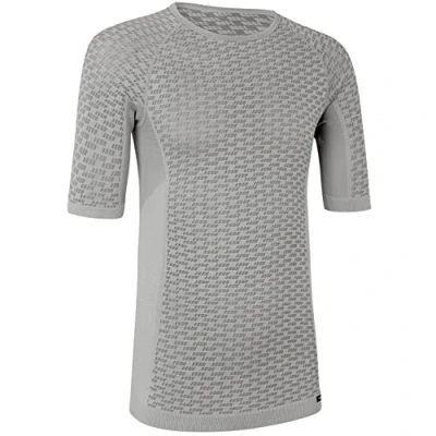 Image of GripGrab Unisex&#039;s Expert Seamless Short Sleeve Cycling Base Layer Made in Italy Lightweight High Performance Bicycle Under Shirt, Grey, XL/XXL