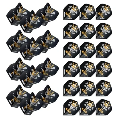 Image of WINMAU Rhino Mervyn King &#039;The King&#039; dart flights 10 sets per pack (30 in total)
