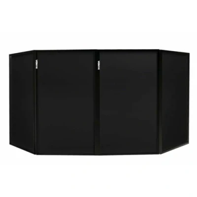Image of VONYX DB2 Black DJ Lighting Screen Lycra 4 Panel Replacement Set for Mobile Disco Deck Stand Booth
