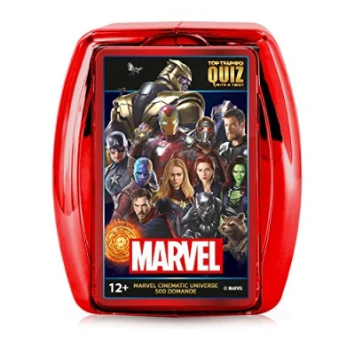 Image of Top Trumps Marvel Cinematic Universe Quiz Game Italian Edition