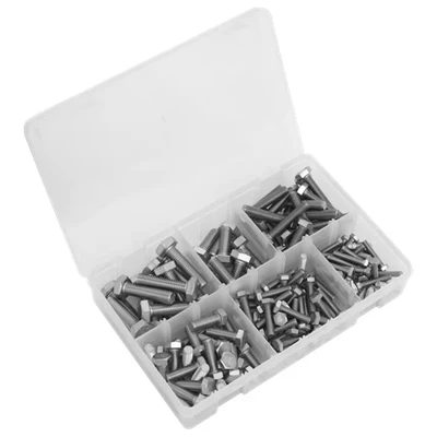 Image of Sealey Stainless Steel Setscrew Assortment 150pc M5 M10