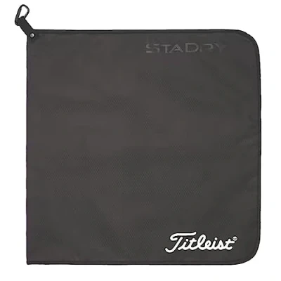 Image of Titleist StaDry Performance Towel, Black