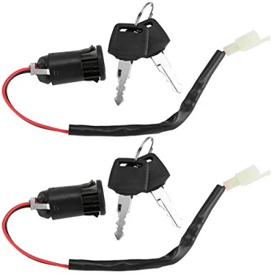 Image of Socobeta E Bike Key Replacement 15X15X5 2 Pcs Ignition Lock And Set For Tricycle Electric Scooter Accessories