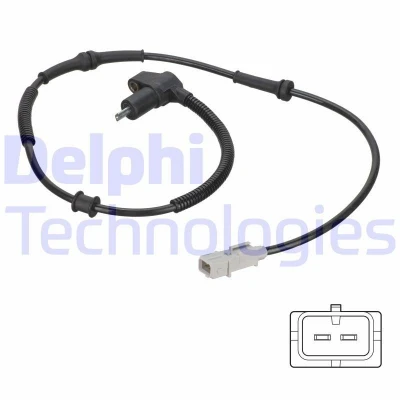 Image of 4545A4 ABS sensor DELPHI SS20811 Passive 965mm CITROËN: Berlingo / First I, Xsara Picasso