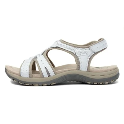 Image of Free Spirit Fairmont Womens White Sandal Size 7 UK