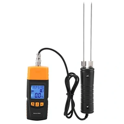 Image of Wood Moisture Meter,GM620 Digital Adjustable Detector Tester with LCD Display for Building Material Firewood Walls Paper Floor