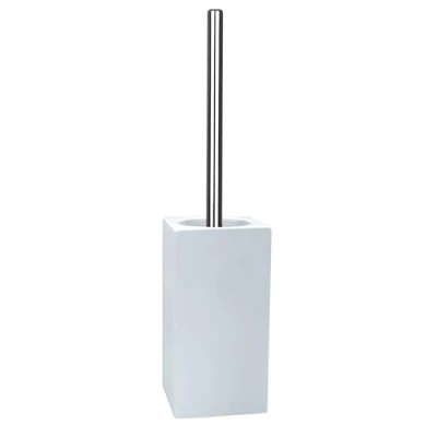 Image of Spirella Quadro Collection, Toilet Brush 45 x 11.5 cm, Porcelain, Chrome, 11,5 cm
