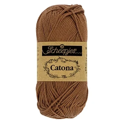 Image of Scheepjes Catona 157 Root Beer Yarn 1x25g