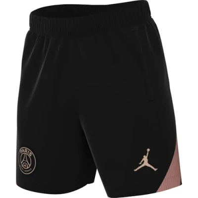 Image of NIKE Performance Paris ST Germain DF Strike Short Third Club wear, Men&#039;s, Size: Large, Black/rust pink