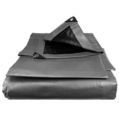 Image of Tough heavy duty waterproof tarpaulin/cover up tarp,260gsm builders sheet,garden +camping (8m x10m)