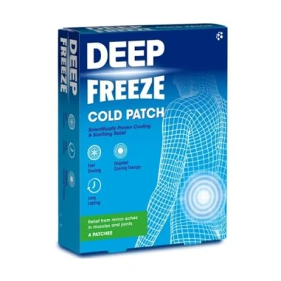 Image of Freeze Cold Patches x4 Relief from Minor Aches in Muscles &amp; Joints