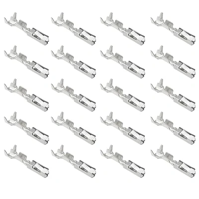 Image of ECSiNG 50Pcs Micro Timer Crimp Contact N90764701 Compatible with VW Wiring Repair Terminals Pins 0,50mm² 0,75mm² 33 0177 Model