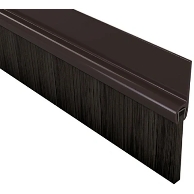 Image of STORMGUARD 02SR6641000B 1 m Self Adhesive BDS Bottom of The Door Brush Seal Brown 1M
