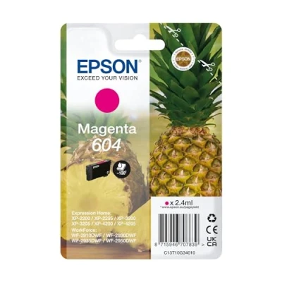 Image of Epson Ink/604 Pineapple 2.4ml MG SEC