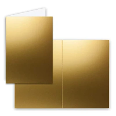 Image of Neuser Colourful Folding Cards, A6, Folded 25 Doppelkarten 31 Gold Metallic