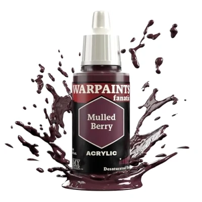 Image of The Army Painter Pinks &amp; Purples Warpaints Fanatic 18ml Acrylic Paints (Mulled Berry)