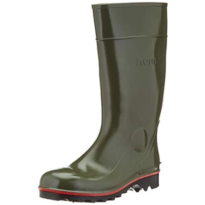 Image of Nora Unisex Megajan Fire and Safety Boot, Green, 7 UK