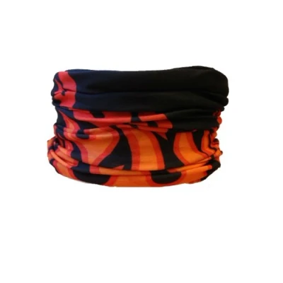 Image of Multifunction Neckwarmer, Snood, Hat, Scarf and Hood in Flame print by Monogram