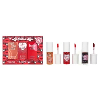 Image of Benefit, Lip Tints to Love Set, 3 x 6 ml