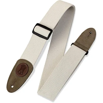 Image of Levy&#039;s MSSC8 NAT 2 inch Cotton Guitar Strap Natural